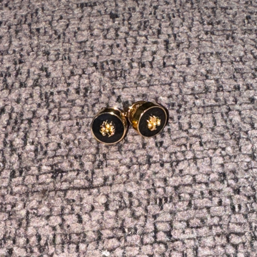 Black Tory Burch earrings